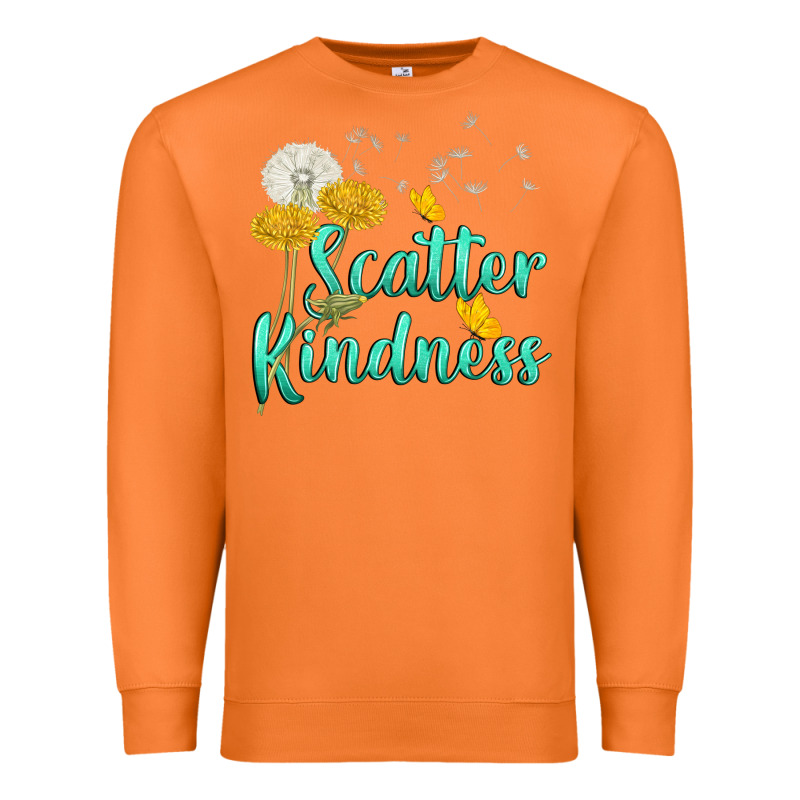 Scatter Kindness Premium Sweatshirt by NancyCooperArtShop | Teevron