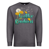 Charcoal Heather scatter kindness Premium Sweatshirt - NancyCooperArtShop