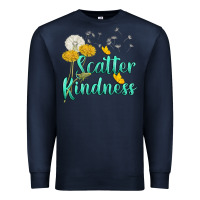 Navy scatter kindness Premium Sweatshirt - NancyCooperArtShop