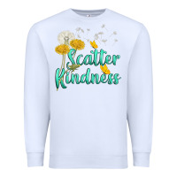 White scatter kindness Premium Sweatshirt - NancyCooperArtShop