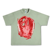 Oil Green Catchers Mitt Fa Element Urban Heavy Tee - FaDigitalArtStudio