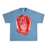 Pebble Blue Catchers Mitt Fa Element Urban Heavy Tee - FaDigitalArtStudio