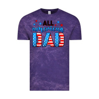 Cloud Purple All American dad Vintage Tee - Neo Western