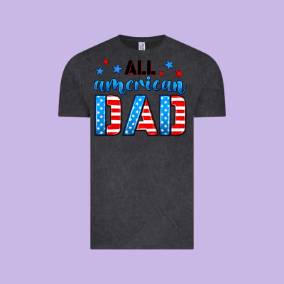 All American Dad Vintage Tee Designed By Neo Western