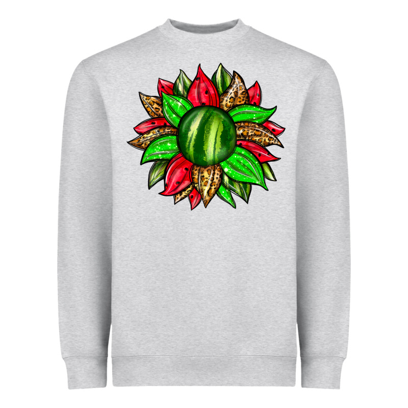 Watermelon Sunflower Heavyweight Sweatshirt by Zillion Design Studio | Teevron