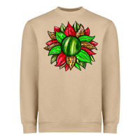 Mushroom watermelon sunflower Heavyweight Sweatshirt - Zillion Design Studio