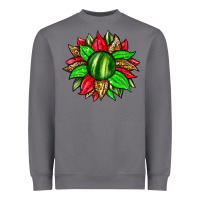 Storm watermelon sunflower Heavyweight Sweatshirt - Zillion Design Studio