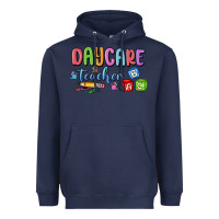 Navy daycare teacher Heavyweight Hoodie - MaliasSmallBusiness