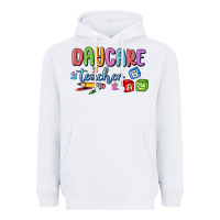 White daycare teacher Heavyweight Hoodie - MaliasSmallBusiness