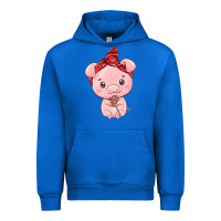 Cobalt cute pig Urban Hoodie - texasbilliewilder