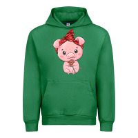 Emerald cute pig Urban Hoodie - texasbilliewilder