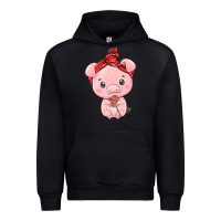 Foreset Green cute pig Urban Hoodie - texasbilliewilder