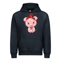 Navy cute pig Urban Hoodie - texasbilliewilder