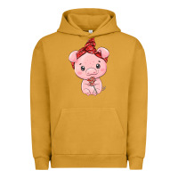Pigment Peanut Butter cute pig Urban Hoodie - texasbilliewilder