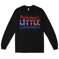 Black mommy’s little firecracker Long Sleeve Tee - JahusDesignShop