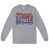 Heather Grey mommy’s little firecracker Long Sleeve Tee - JahusDesignShop