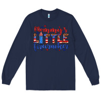 Navy mommy’s little firecracker Long Sleeve Tee - JahusDesignShop
