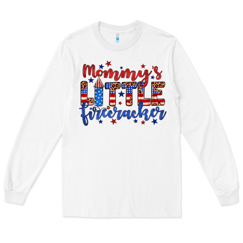 Mommy’s Little Firecracker Long Sleeve Tee by JahusDesignShop | Teevron