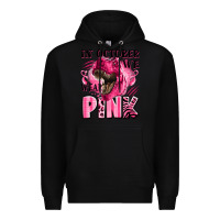 Black in october we wear pink dinosaur Premium Hoodie - LillyAllenDesigns