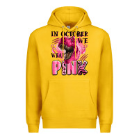 Lemon in october we wear pink dinosaur Premium Hoodie - LillyAllenDesigns