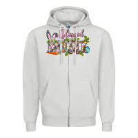 Dove Grey blessed mini easter Zipper Hoodie - BarkalooDesign