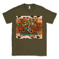 Army Green faith hope love cross Classic Tee - JahusDesignShop
