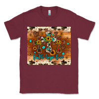 Burgundy faith hope love cross Classic Tee - JahusDesignShop