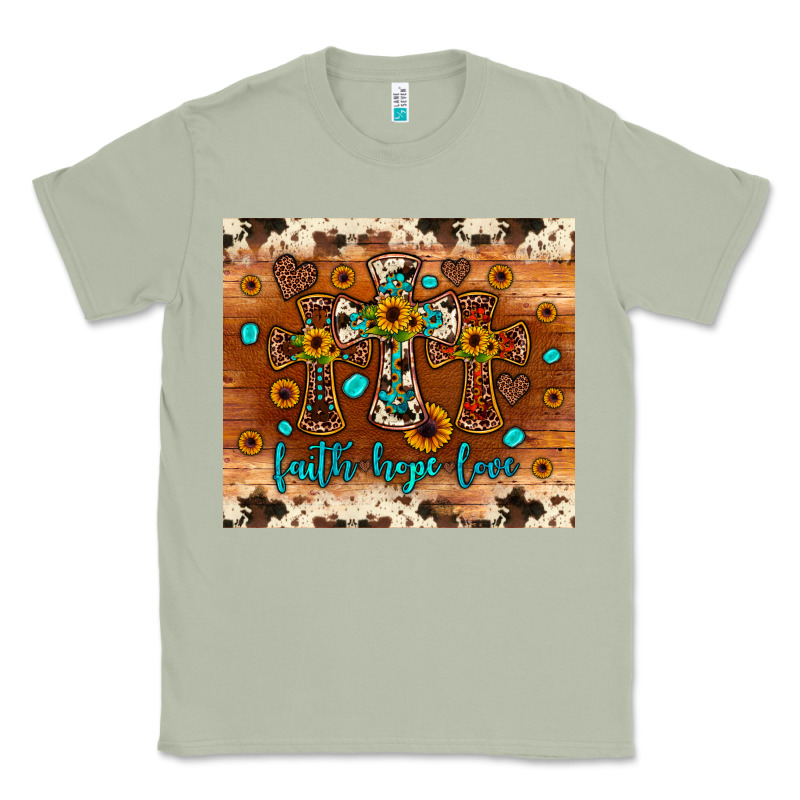 Faith Hope Love Cross Classic Tee by JahusDesignShop | Teevron