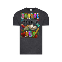 Vintage Black School driver bus Vintage Tee - CowhideDigitalArt