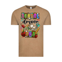 Vintage Coffee School driver bus Vintage Tee - CowhideDigitalArt