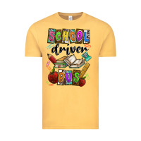 Vintage Mustard School driver bus Vintage Tee - CowhideDigitalArt