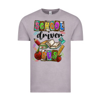 Vintage Zinc School driver bus Vintage Tee - CowhideDigitalArt