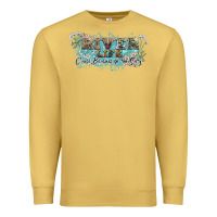 Antique Gold river life Premium Sweatshirt - NancyCooperArtShop