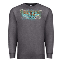 Charcoal Heather river life Premium Sweatshirt - NancyCooperArtShop