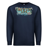 Navy river life Premium Sweatshirt - NancyCooperArtShop