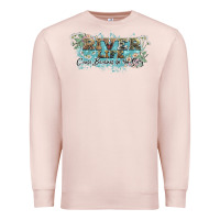 Pale Pink river life Premium Sweatshirt - NancyCooperArtShop