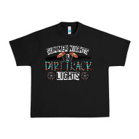 Black summer night & dirt track lights Urban Heavy Tee - CowhideDigitalArt