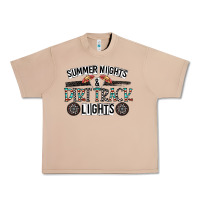 Burro summer night & dirt track lights Urban Heavy Tee - CowhideDigitalArt