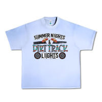 Grape Ice summer night & dirt track lights Urban Heavy Tee - CowhideDigitalArt