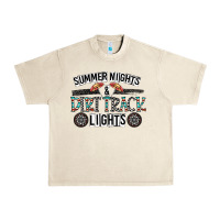 Sandshell summer night & dirt track lights Urban Heavy Tee - CowhideDigitalArt