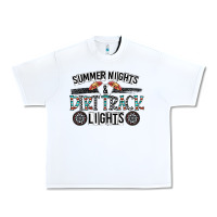 White summer night & dirt track lights Urban Heavy Tee - CowhideDigitalArt