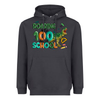 Smoke roaring into 100 day of school Heavyweight Hoodie - MaliasSmallBusiness
