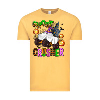Vintage Mustard ghost crusher Vintage Tee - AdoDesignShop