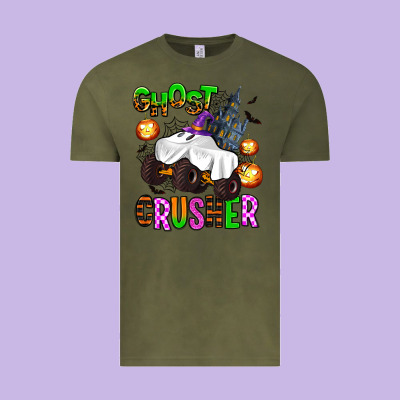 Ghost Crusher Vintage Tee Designed By Adodesignshop