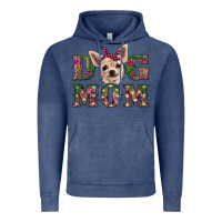 Vintage Denim christmas dog mom chihuahua Vintage Hoodie - RanaPortraitStore
