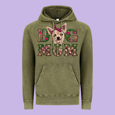 Christmas Dog Mom Chihuahua Vintage Hoodie Designed By Ranaportraitstore
