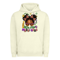 Pigment Pistachio little miss mardi gras afro messy bun kid Urban Hoodie - texasbilliewilder