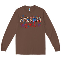 Chestnut american y'all Long Sleeve Tee - JahusDesignShop