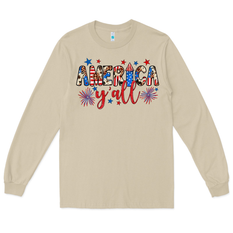 American Y'all Long Sleeve Tee by JahusDesignShop | Teevron