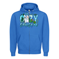 True Royal cozy season winter christmas Zipper Hoodie - NancyCooperArtShop